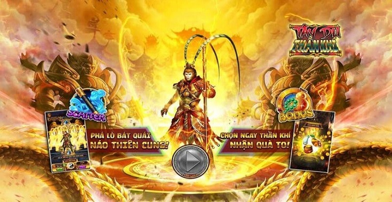 Tây du Thần khí slot game có hũ jackpot khủng